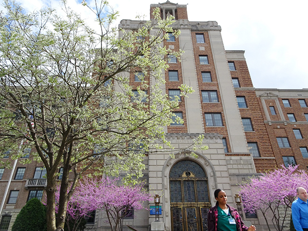  有名なSt. Mary’s Hospitalのエントランス